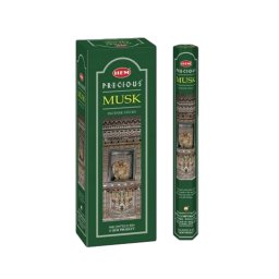 Betisoare Parfumate HEM Precious Musk - 15g - Gardianul Energiei Vitale - Incense - 1 Set