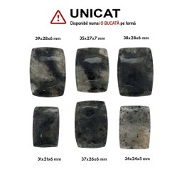 Pandantiv Goethit in Cuart Dreptunghi cu Gaura - 31-39 x 21-28 x 5-7 mm - ( XL ) - 1 Buc