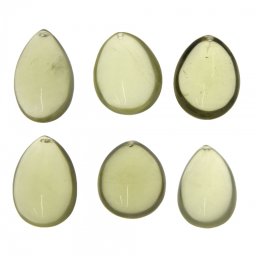 Pandantiv Cuart Lemon in Forma de Picatura - 33-37 x 23-27 x 14-18 mm - 1 Buc