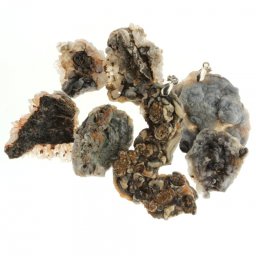 Pandantiv Calcedonie Druzy Brut 41 x 34 ( L ) - 1 Buc