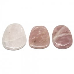 Pandantiv Cuart Roz de Forma Neregulata - 57-65 x 47-54 x 7-8 mm - 1 Buc