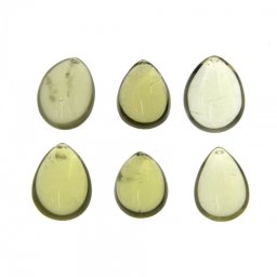 Pandantiv Cuart Lemon in Forma de Picatura - 26-31 x 21-24 x 12-17 mm - 1 Buc