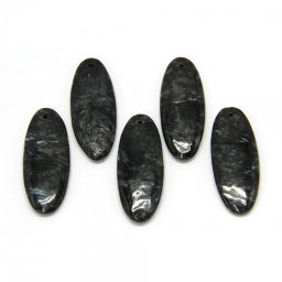 Pandantiv Arfvedsonit de Forma Ovala - 58 x 24 x 7 mm - 1 Buc