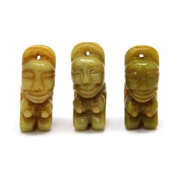 Figurina Amulete Antice din Jad - 65-70 x 26-28 x 29-31 mm - 1 Buc