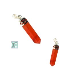 Pandant Carneol Obelisc -2,5 -3,5 cm - 1 Buc