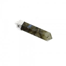 Pandant Labradorit Obelisc - 40 x 9 mm - 1 Buc
