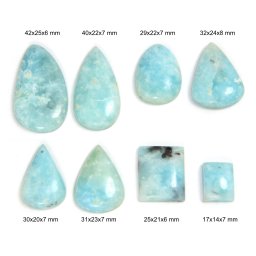 Pandantiv/Cabochon din Hemimorfit Natural cu Gaura - Picatura - Dreptunghi - 17-42x14-25x6-8 mm - 1 Buc