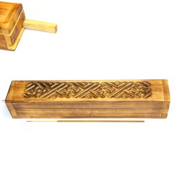 Suport Betisoare Parfumate din Lemn - 30x6x6 cm - 1 Buc