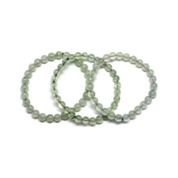 Bratara din Prehnit Diametru 55 mm - Margele Rotund 8 mm