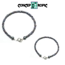 Bratara Perle de Cultura Diametru 55 mm - Neregulat 2-4 x 3-4 mm - Accesorii Argint 925