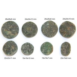 Pandantiv Aventurin cu Mica Druzy - Rotund - Oval - cu Gaura Laterala 19-26x15-26x7-12 mm - 1 Buc