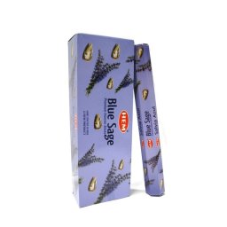 Betisoare Parfumate Salvie Albastra HEM Blue Sage Premium - 15 g - Parfumul Vindecarii Spirituale - Incense Sticks - 1 Set