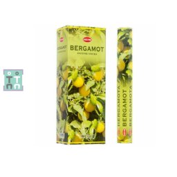 Betisoare Parfumate HEM Bergamot - 15 g - Parfumul Bucuriei Luminoase - Incense - 1 Set