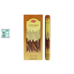 Betisoare Parfumate HEM Cinnamon - 15 g - Aroma Prosperitatii Sacre - Incense - 1 Set