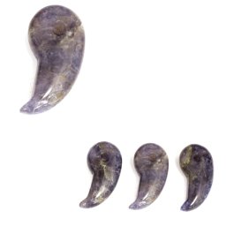 Pandantiv Iolit Mineral Natural 29-35 x 17-18 mm - 1 Buc