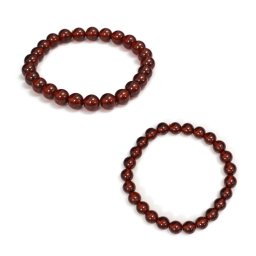 Bratara din Granat Spesartin Natural - Diametru 52 mm - Rotunda 6-6,9 mm - 1 Buc