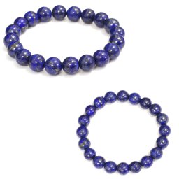 Bratara din Lapis Lazuli Natural - Diametru 54 mm - Rotunda 9-9,9 mm - 1 Buc