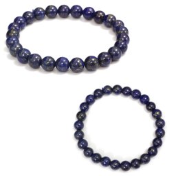 Bratara din Lapis Lazuli Natural - Diametru 54 mm - Rotunda 6,5-7,5 mm - 1 Buc