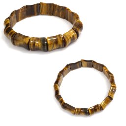 Bratara din Ochi de Tigru Natural - Diametru 56 mm - Perna 15x12 mm - 1 Buc