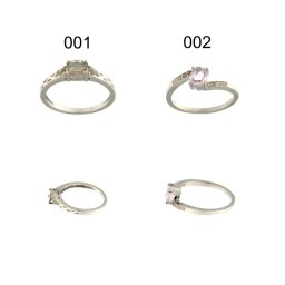 Inel din Argint 925 Turmalina Roz Oval Fatetat 4-7 x 21 x 23-24 mm - Diametru 56 - 57 mm