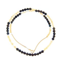 Colier Opal de Foc Natural Rotund 4x4 mm - Accesorii Gold Filled