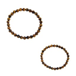Bratara Ochi de Tigru Diametru 56 mm, Rotund 6x6 mm - 1 Buc