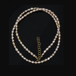 Colier din Perle de Cultura Alba Bob de Orez 3-5 x 3 mm - Accesorii Gold Filled