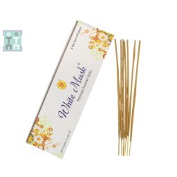 Betisoare Parfumate - Om Sai Agrabatti - White Musk Premium Incense 80 g