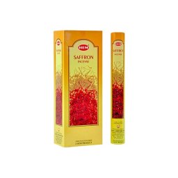 Betisoare Parfumate HEM Saffron - 15 g - Elixirul Regalitatii Spirituale - Incense - 1 Set