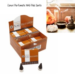 Conuri Parfumate Vijayshree Golden - Nag Palo Santo 15 g