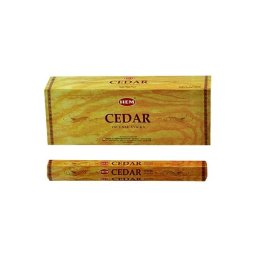 Betisoare Parfumate HEM Cedar - 15 g - Lemnul Eternitatii Sacre - Incense - 1 Set