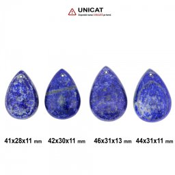 Pandantiv Lapis Lazuli cu Gaura 41-46 x 28-31 x 11-13 mm - Unicat