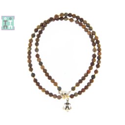 Colier Jasp Natural Rotund 4x4 mm - Accesorii de Argint 925 - Gold Filled