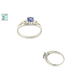 Inele din Argint 925 - Tanzanit - Diametru 17,5 mm - Picatura Fatetat - 7x20x22 mm
