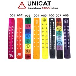 Suport Betisoare Parfumate din Lemn Colorat - 25x3 cm - 1 Buc