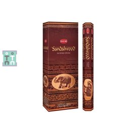 Betisoare Parfumate HEM Sandalwood - 15 g - Lemnul Transcendentei Divine - Incense - 1 Set