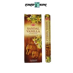 Betisoare Parfumate HEM Sandal Vanilla - 15 g - Cristalul Armoniei Divine - Incense Sticks - 1 Set