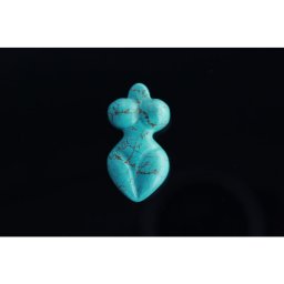 Pandant zeitza din magnezit turcoaz 5 cm