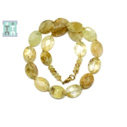 Colier din Citrin Oval Fatetat 17-20 x 13-16 mm - Accesorii Gold Filled