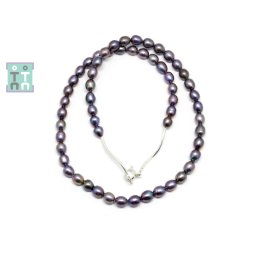 Colier din Perle de Cultura Gri Butoias 6-7 x 5-6 mm - Accesorii Gold Filled