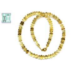 Colier din Citrin Disc 2-5 x 5-7 mm - Accesorii Gold Filled