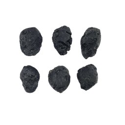 Tectita Philippine Naturala Burta Oval - Sticla de Contact Meteorit 30-38 x 18-26 mm - ( XL ) - 1 Buc