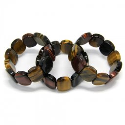 Bratara Ochi de Tigru Mixt Diametru 58 mm, Oval - 19 x 24 mm