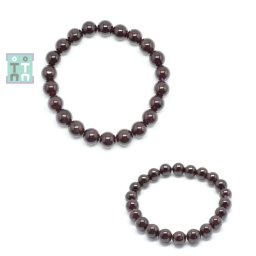 Bratara Granat Diametru 52 mm - Margele Rotunde 8-8,9 mm