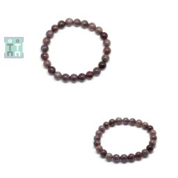 Bratara Safir Roz Diametru 56 mm - Margele Rotunde - 7 - 7,9 mm