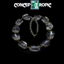 Colier din Citrin Neregulat Fatetat - Rotund Fatetat - Accesorii GF