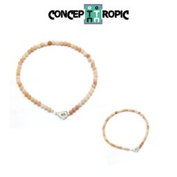 Bratara Agata Roz Diametru 60 mm - Rotund Fatetat 3x3 mm - Accesorii Argint 925