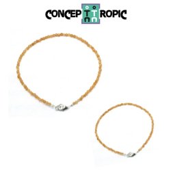 Bratara Aventurin Portocaliu Diametru 63 mm - Rotund Fatetat 2x2 mm - Accesorii Argint 925