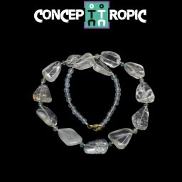 Colier din Topaz Neregulat - Apatit Rotund - Accesorii GF
