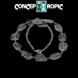 Colier din Topaz Neregulat - Apatit Rotund - Accesorii Argint 925